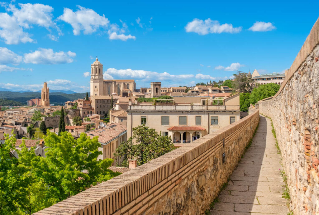 The walls of Girona