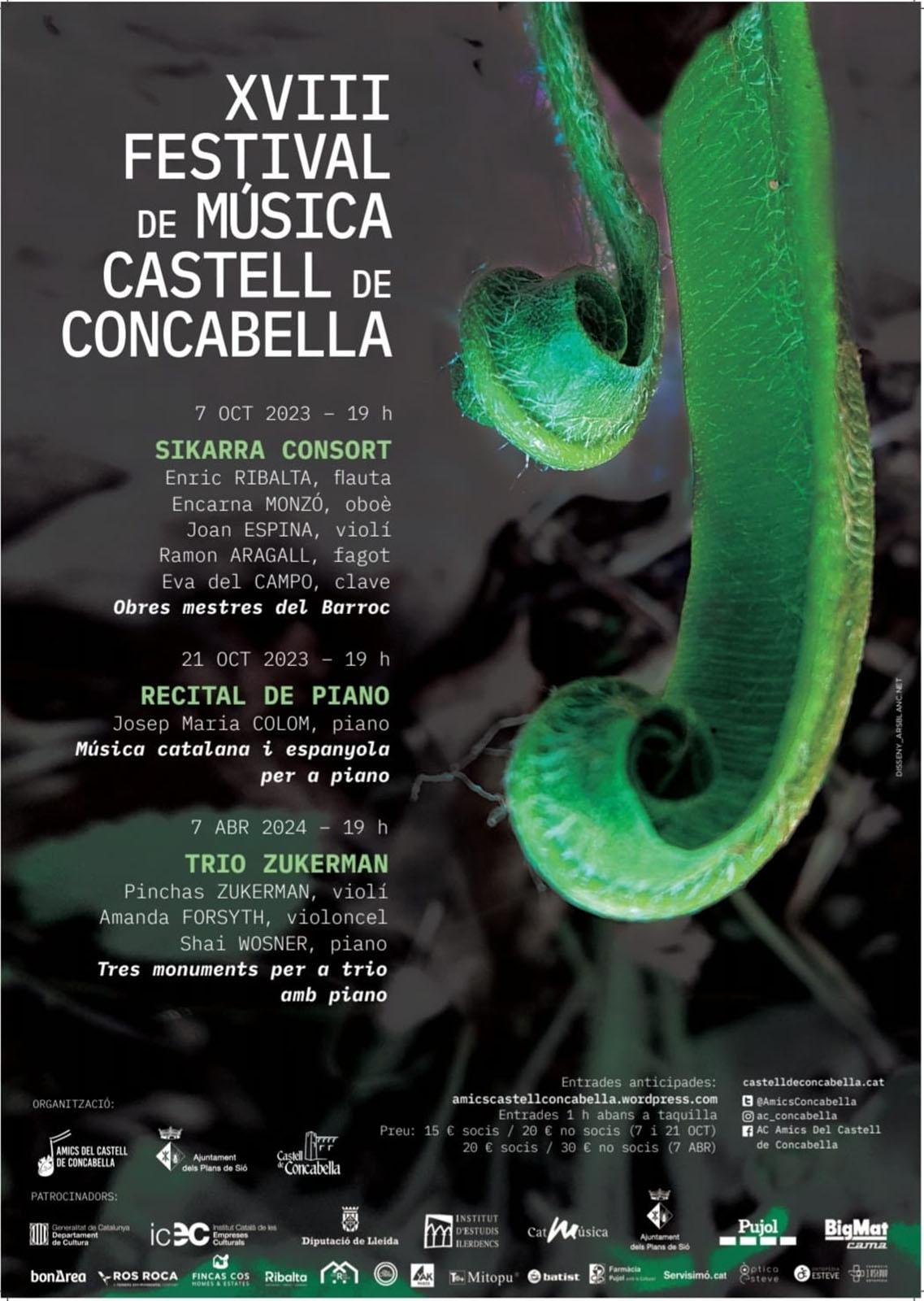 XVIII Festival de Música Castell de Concabella