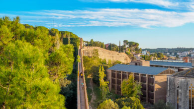 The walls of Girona