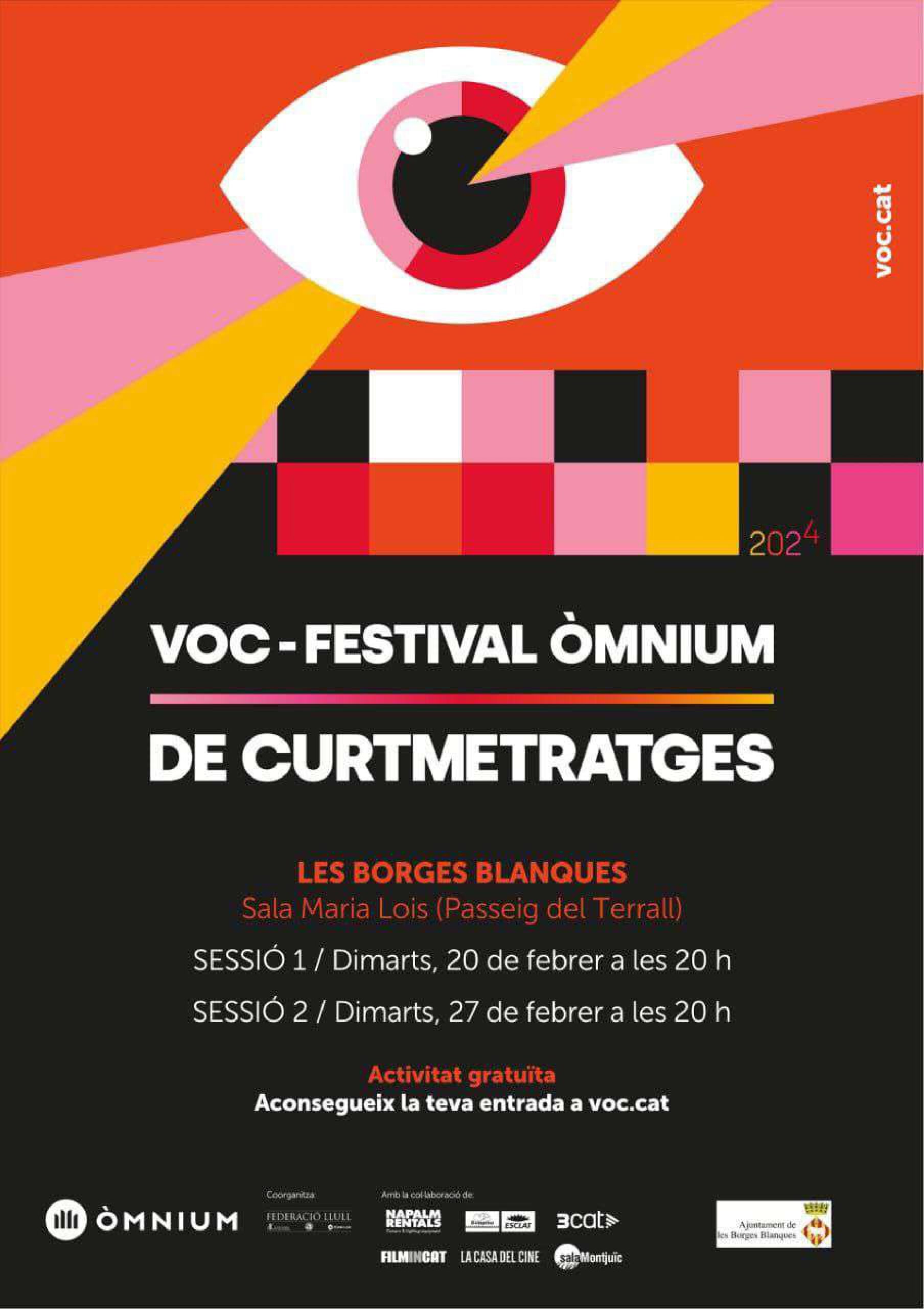 VOC, Festival Òmnium de curtmetratges a Borges Blanques